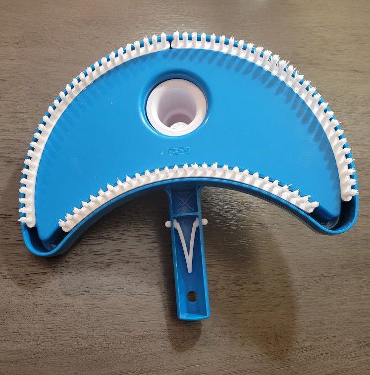 U.S. Pool Supply Weighted Half Moon Pool Vacuum Head, Above Ground Inground Pool