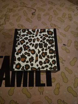 Giraffe Print Wooden Jewelry Stash Box