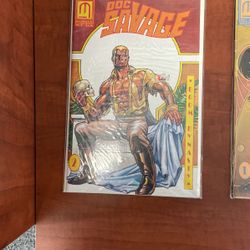 Doc Savage 1 And 2 Plus First Comics Adventure