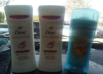 Dove Advanced Care & Secret Deodorant Bundle (3 Pack)