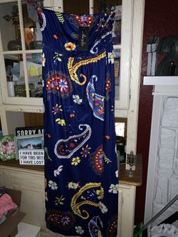 Women’s Size XL Paisley Design Long Summer Dress 👗- Brand New With Tags 🏷!!