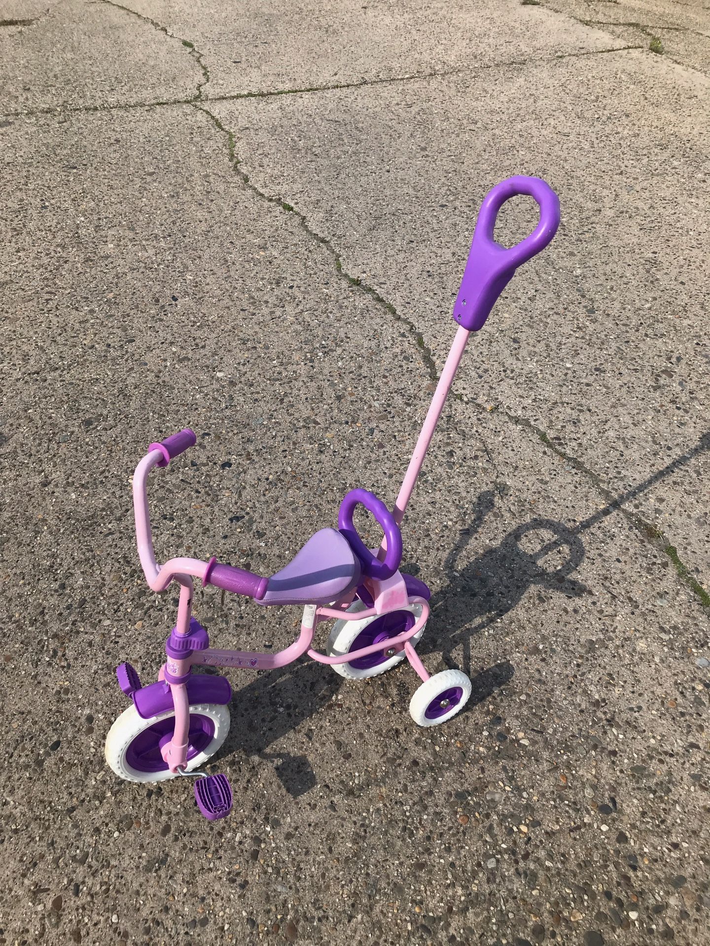 Small bike with handle
