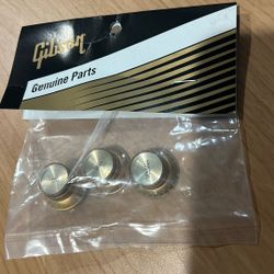 Gibson Aged Top Hat Knobs Gold Set Of 3