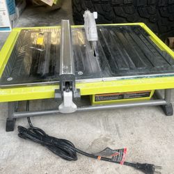 4.8 -Amps 7 in. Blade Corded Tabletop Wet Tile Saw
