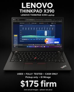 Laptop Lenovo Thinkpad X390 - USED - PERFECT FOR STUDENTS LTE MOBILITY
