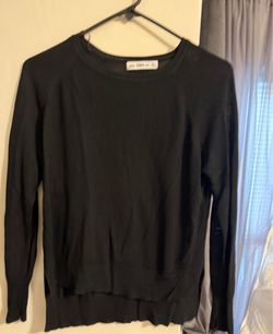 Zara black knit