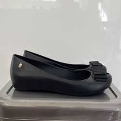 Black Melissa Flats 