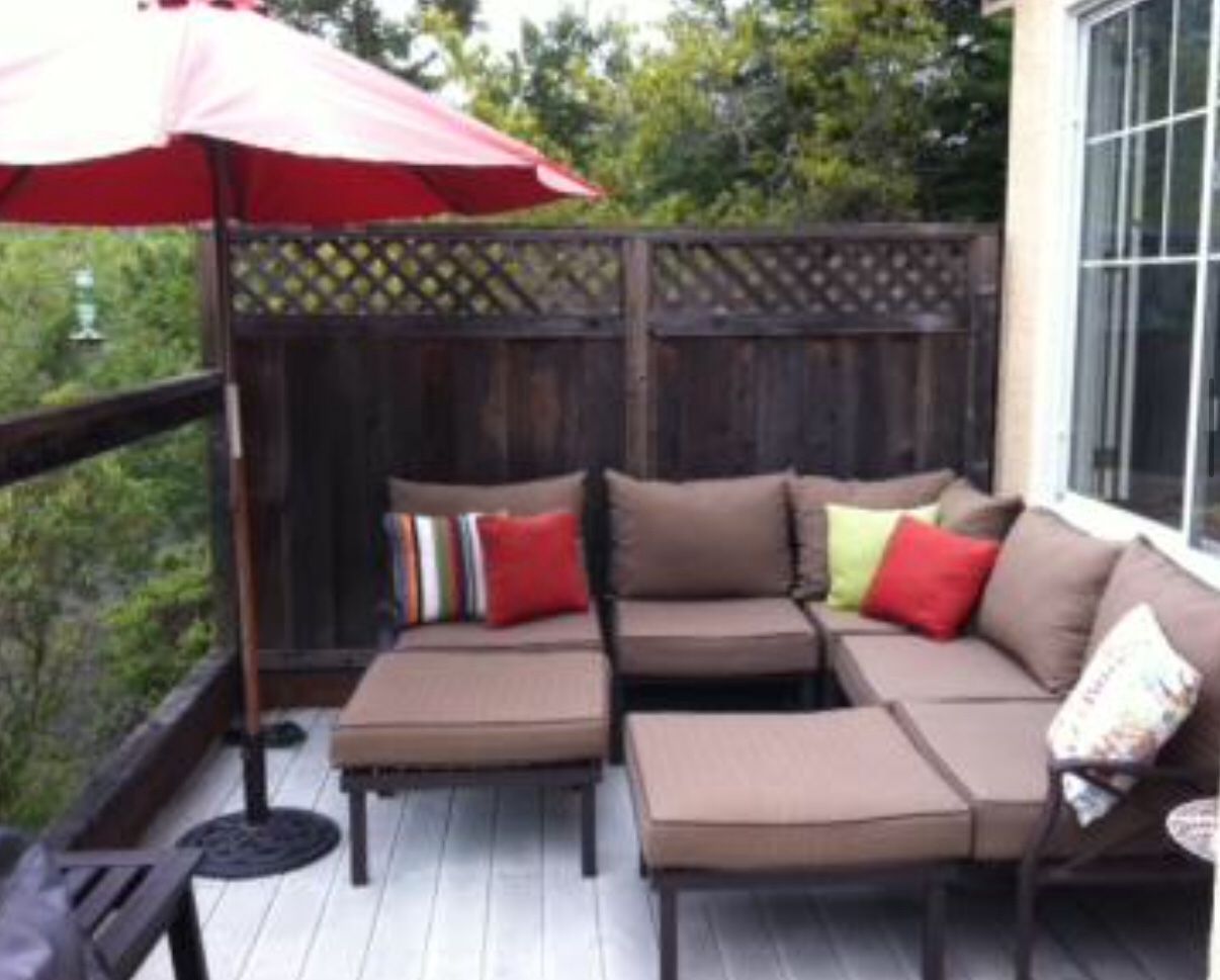New!! 7 pc Sectional Patio set, conversaion set, outdoor furniture set, Patio Furniture , tan