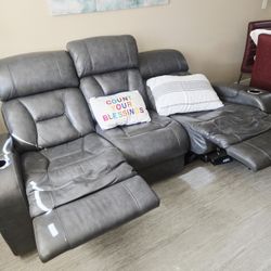 Leather Sofa 