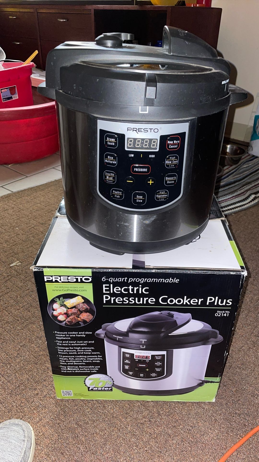 Presto Electric Pressure Cooker And Crock Pot