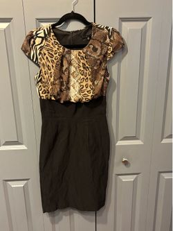 Animal print dress Tiana B