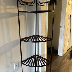 Antique Corner Shelves Set 