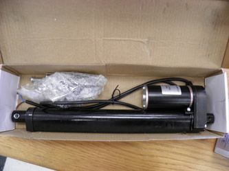ECO LLC 12'' High Speed 14mm/s linear Actuator with Mounting brackets
