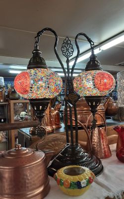 Mosaic Double Gooseneck Lamp (New) Located In Shelton 