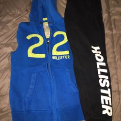 Hollister Mens Hoodie (size M) And Joggers (size S)