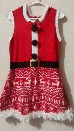 Christmas Santa Sweater Dress