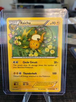 Pokemon Raichu Generations Mint