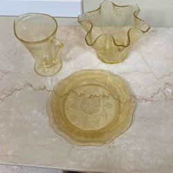 Yellow Depression Glass
