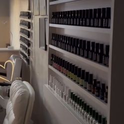 Manicure Wall Rack Modern With Light 