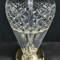 Waterford Bellini Large Crystal Table Lamp - Brand New Old Stock - Truly Mint!