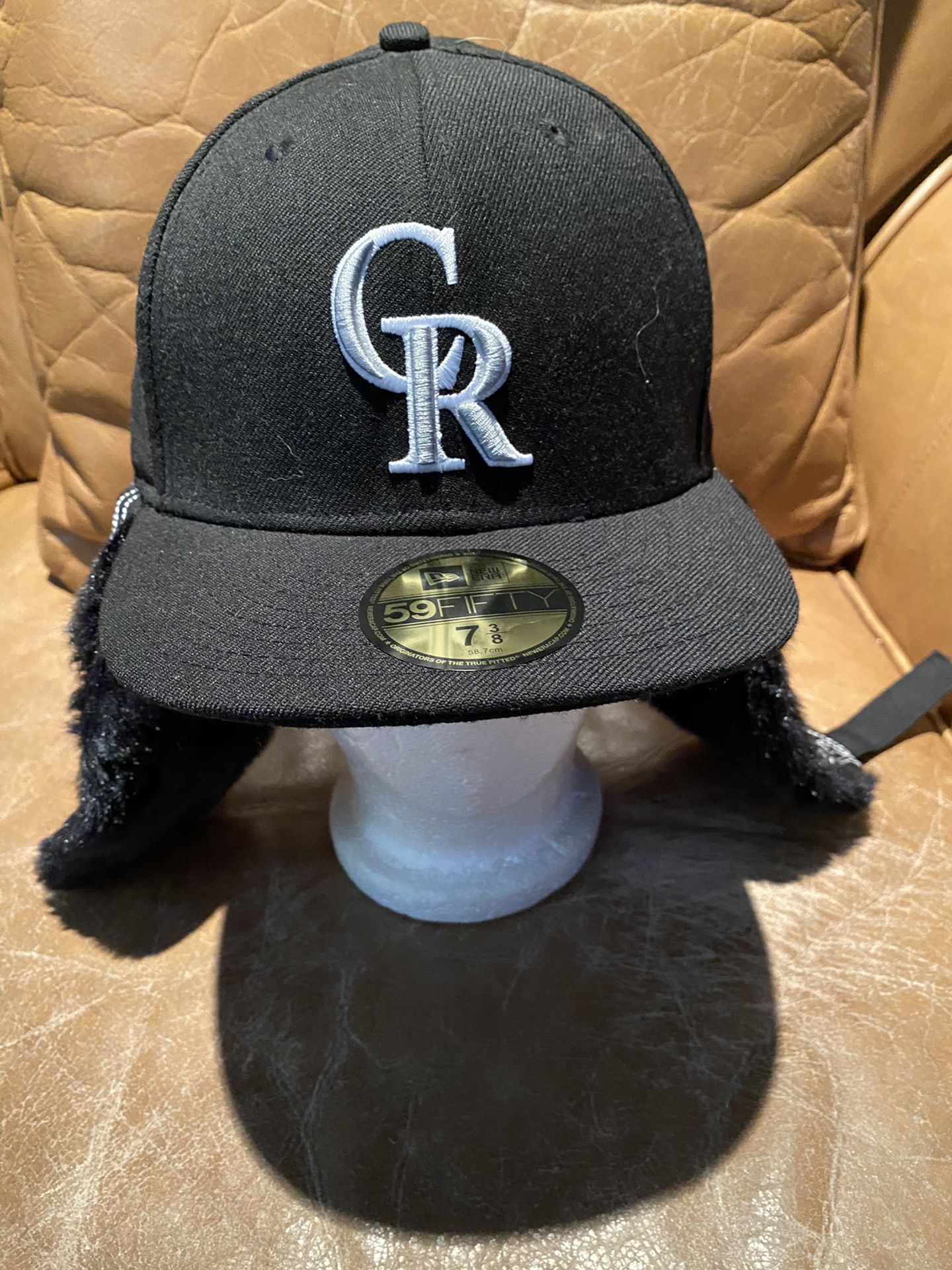 New MBL Colorado Rockies Dog Chain Style Hat Size 7 3/8