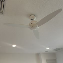 Fan and light with remote control