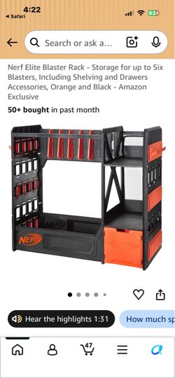 Nerf Elite Blaster Storage Rack