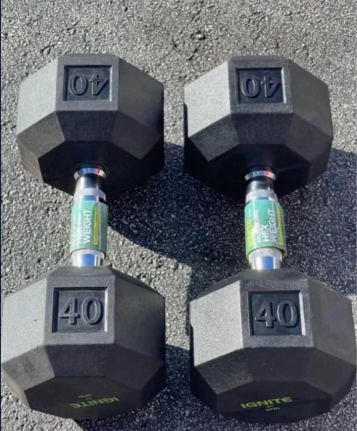 40.lbs X 2 Dumbbell Set 