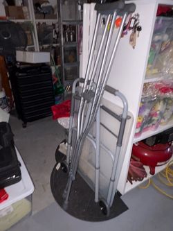 Crutches and walker