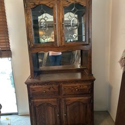 Oak Hutch