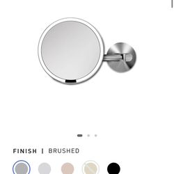 SimpleHuman Wall Mount Sensor Mirror 5x Magnification Brand New