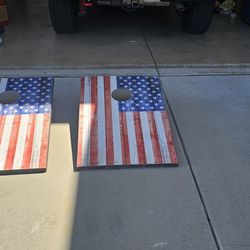 Patriotic Corn Hole Set
