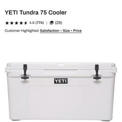 Yeti Tundra 75 Yes Its Available 