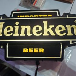 Heineken Beer Sign Vintage 