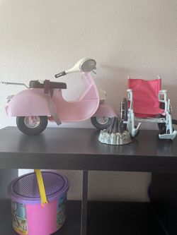 American Girl Wheelchair And Crutches