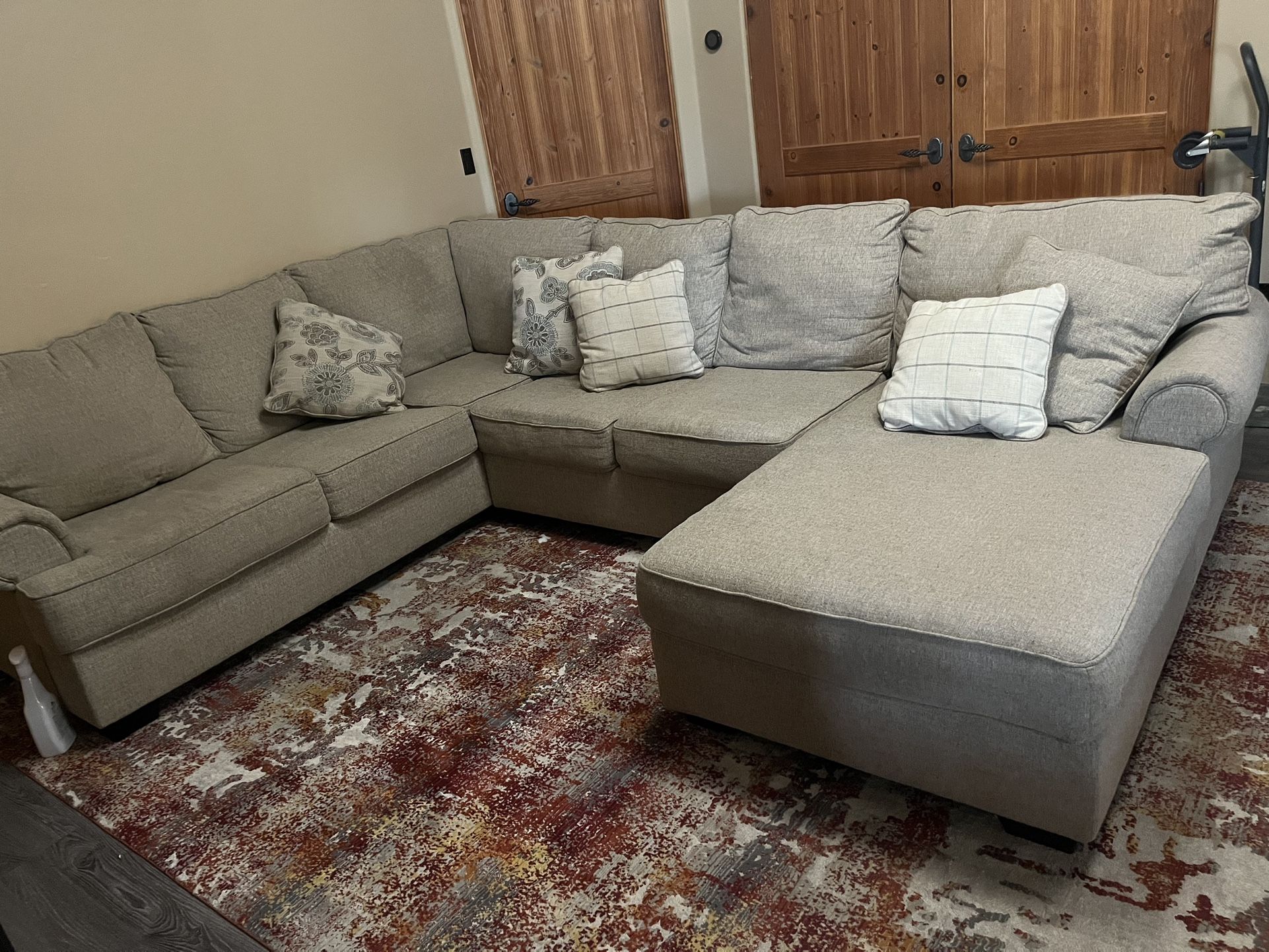 Couch Sectional Beige