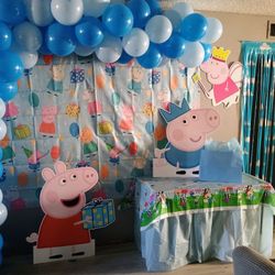 Peppa Pig Birthday props