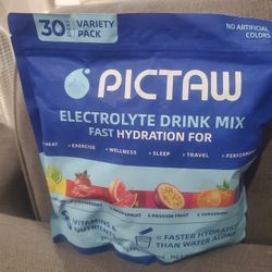 PICTAW ELECTROLYTE DRINK MIX 30 STICKS VARIETY PACK