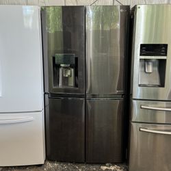Samsung 23 Cu Ft Counter Depth 4 Door Flex Fridge With Flex Zone