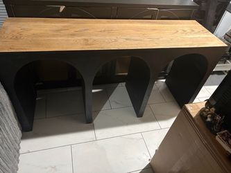 Console Table with Arched Base