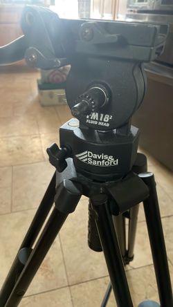 Davis & Sanford ProVista 7518B Tripod with FM18 Fluid Head. It is a heavy-duty support system designed primarily for videographers and filmmakers usin