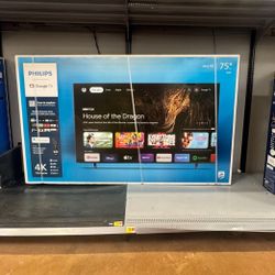 75” Philips Smart 4k LED Uhd Tv 
