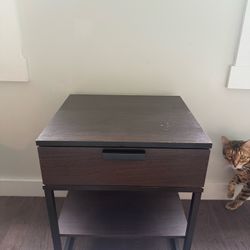 2 IKEA Nightstands, dark brown