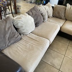 Tan/Brown Couch 