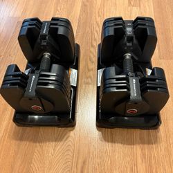 Bowflex SelectTech 560 Adjustable Dumbbells 5lb–60lb Pair – READ DESCRIPTION