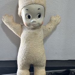 CASPER:	•	Rushton Style Doll 	•	Rubber Face Doll 	•	Talking Pull String Doll 	•	Vintage 1960s Toy 	•	Mid Century Novelty Doll 	•	collectors