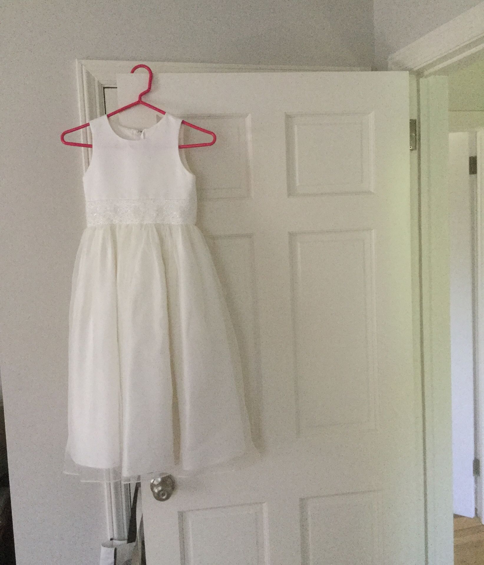 Communion/flower girl Dress beaded waist