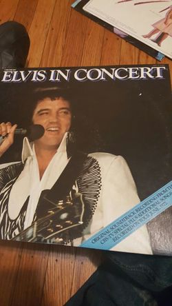 Elvis in concert.