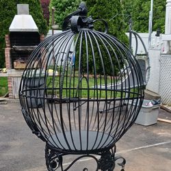 Old Fashioned Steel Birdcage