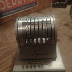 Vintage paymaster check printer machine